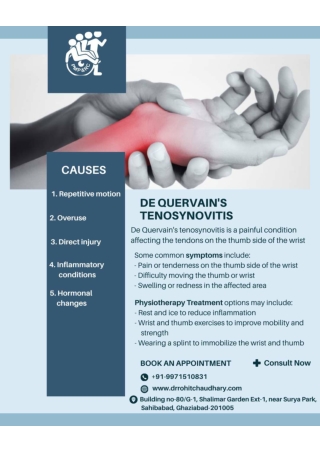De Quervain’s Tenosynovitis