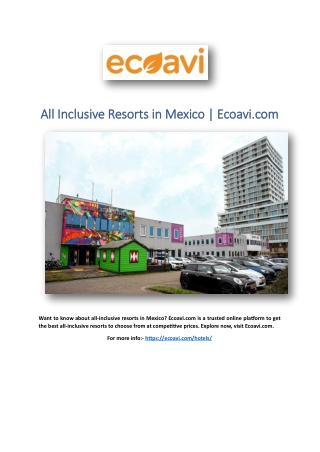 All Inclusive Resorts in Mexico | Ecoavi.com