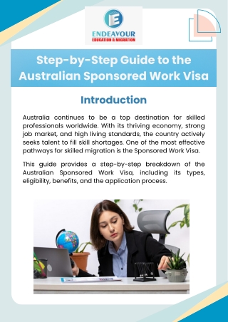 Step-by-Step Guide to the Australian Sponsored Work Visa