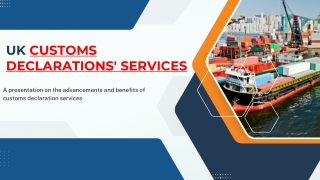 Customs Declaration Service: A Complete Guide for UK Businesses