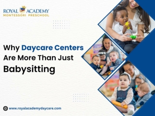 Why Daycare Centers Are More Than Just Babysitting
