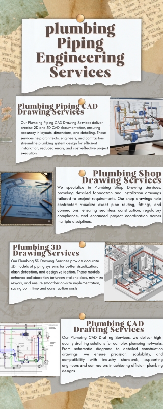 plumbing Piping Engineering Services