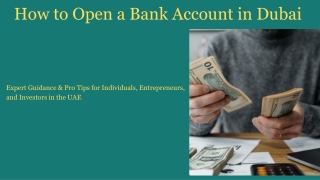 How to Open a Bank Account in Dubai: Step-by-Step Guide