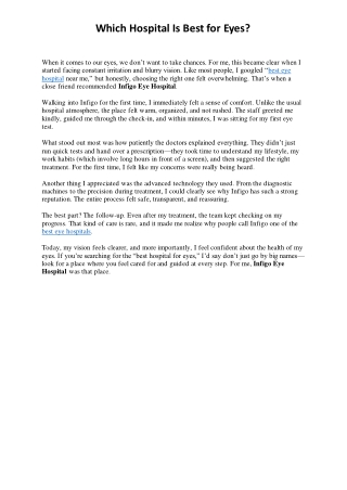 Which Hospital Is Best for Eyes.docx