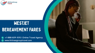 WestJet Bereavement Fares