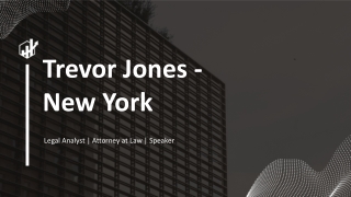 Trevor Jones - New York - A Fearless Legal Voice