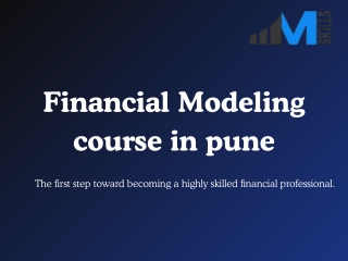 Financial modeling course in pune