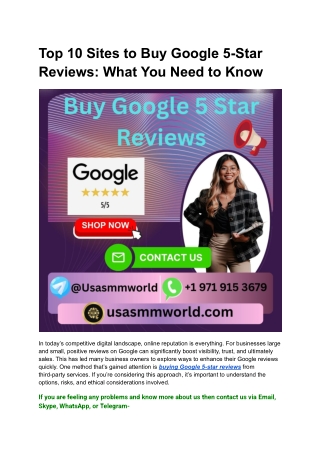 Top 10 Sites to Buy Google 5-Star Reviews_ What You Need to Know (1)