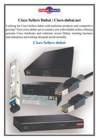 Cisco Sellers Dubai  Cisco-dubai.net