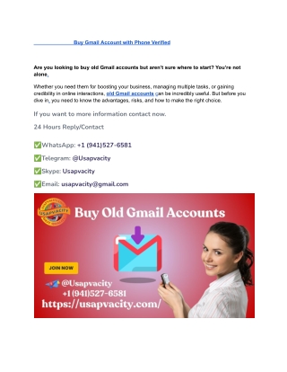 _                           Buy Gmail Account with Phone Verified