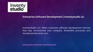 Enterprise Software Development Inventystudio Llc (1)