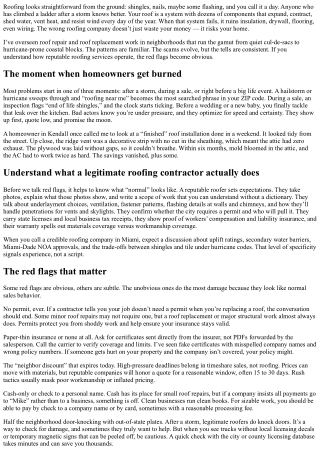 Roofing Company Red Flags: Avoiding Scams and Poor Workmanship