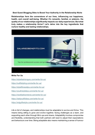 Best Guest Blogging Sites to Boost Your Authority in the Relationship Niche