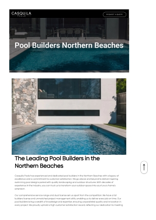 Pool Builders Northern Beaches