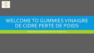 Découvrez les vinaigre de cidre pour maigrir avis