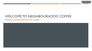 Roasted Coffee Beans Full of Flavor