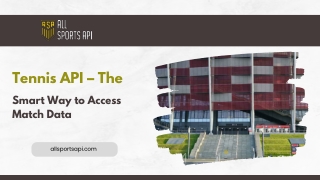Tennis API – The Smart Way to Access Match Data