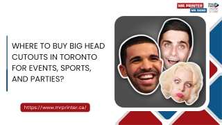 Where to Buy Big Head Cutouts in Toronto for Events, Sports, and Parties?