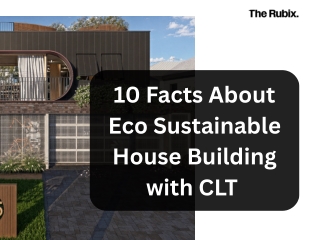 10 Facts About Eco Sustainable House Building with CLT