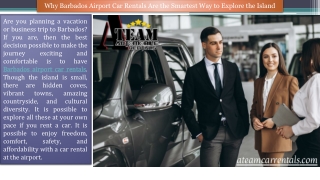 Why Barbados Airport Car Rentals Are the Smartest Way to Explore the Island