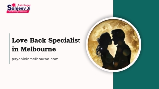 Love Back Specialist in Melbourne