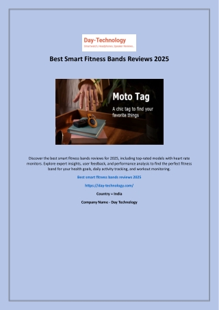 Best Smart Fitness Bands Reviews 2025