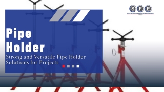 Strong and Versatile Pipe Holder Solutions for Projects