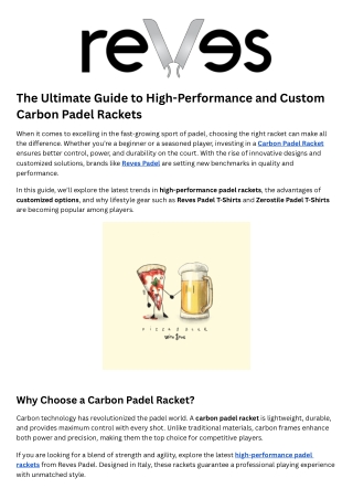 Padel Racket Customized