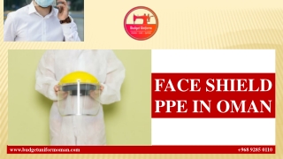 FACE SHIELD PPE IN OMAN