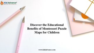 Discover the Educational Benefits of Montessori Puzzle Maps for Children