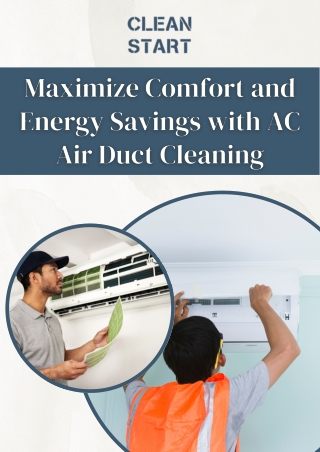 Reduce Energy Bills Through Duct Cleaning