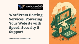 WordPress Hosting Services Powering Your Website with Speed, Security & Support