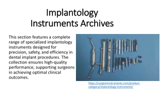 Implantology Instruments Archives