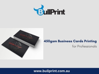 450gsm Business Cards Printing for Professionals