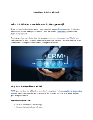 What Is CRM (Customer Relationship Management)