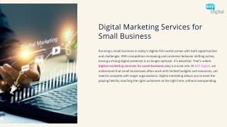 Boost Your Brand with Digital Marketing Services for Small Businesses