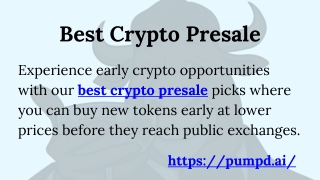 Best Crypto Presale