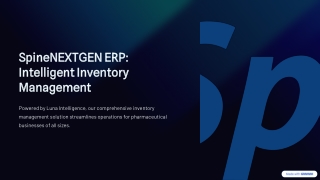 SpineNEXTGEN-ERP-Intelligent-Inventory-Management
