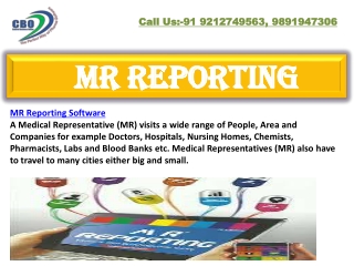 mr reporting