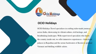 Get Varanasi Tour Plans Designed by OcioHolidays Experts