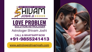 Find Peace in Love Life with the Help of a Love Problem Solution Astrologer