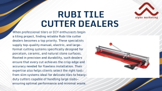 tile cutter