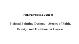 Pichwai Painting Designs – Stories of Faith, Beauty, and Tradition on Canvas