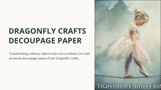 Elegant Designs with Dragonfly Crafts Decoupage Paper – VFlex Shop