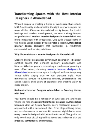 Modern Interiors in Ahmedabad | Design Spaces by Nirali Patel