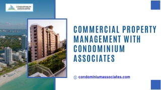Commercial Property Management Services