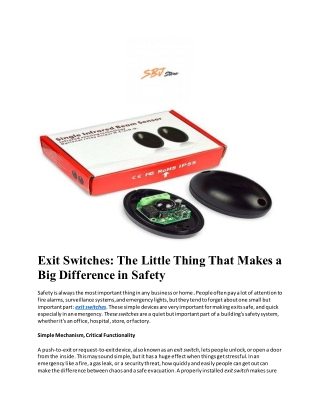 The Little Thing That Makes a Big Difference in Safety