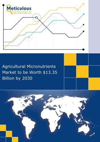 Agricultural Micronutrients Market to be Worth $13.35 Billion by 2030