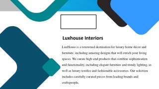 Book budget interior designers in Kochi with Luxhouse experts now