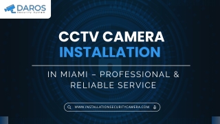 cctv camera installation miami